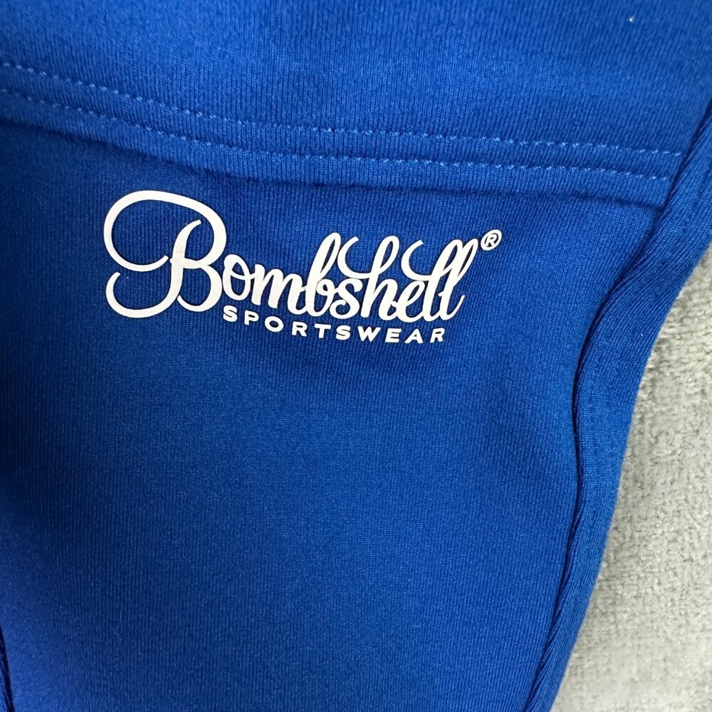 Bombshell Sportswear Cobalt Blue Ankle Socks Leggings Size XXL Made in USA‎ - Picture 5 of 14